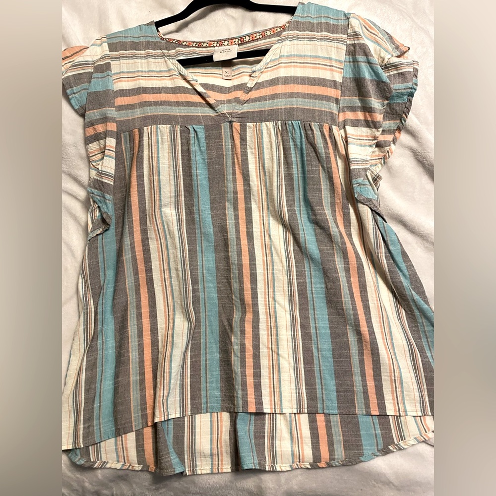 Knox Rose flutter sleeve top